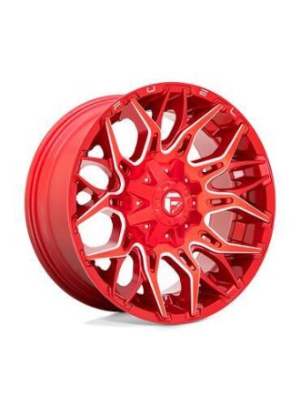 Fuel D771 TWITCH - Candy Red Milled (6X135/6X139.7)