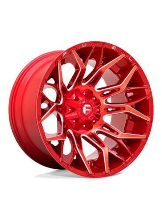 Fuel D771 TWITCH - Candy Red Milled (5X114.3/5X127)