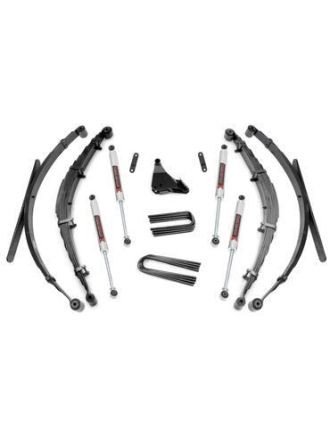Rough Country 4 Inch Lift Kit - Rear Springs - M1 - Ford Super Duty 4WD (99-04)